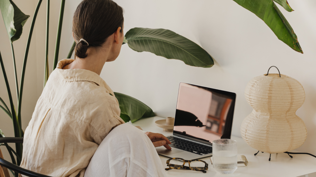working from home